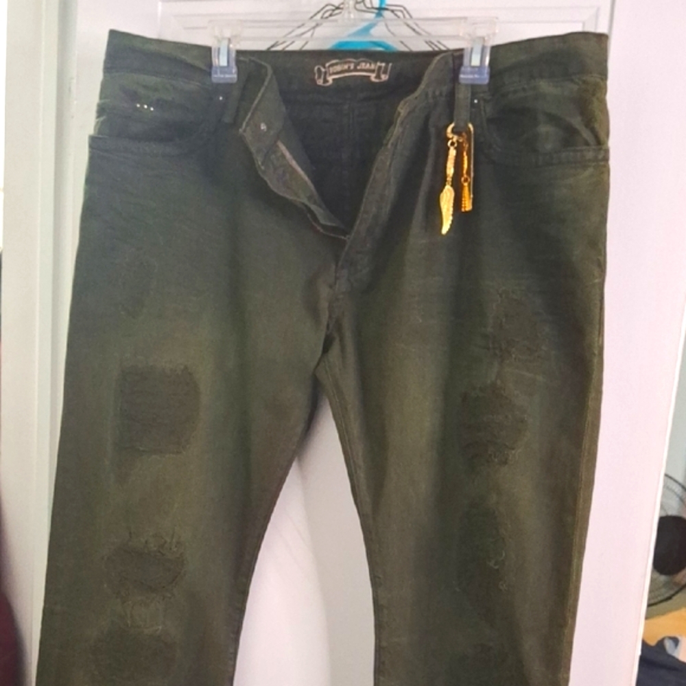 Robin's Jean Green Slim Fit Jeans